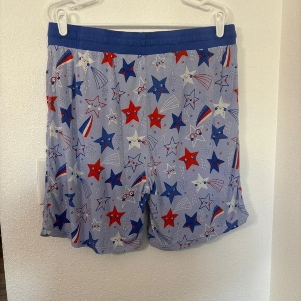 Little Sleepies 4th of July Women's Sleep Shorts Organic Bamboo Size XL
